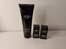 NEU: 3er Set Giorgio Armani Armani Code 2x Eau De TOILETTE  7ml & Gel Douche 75m