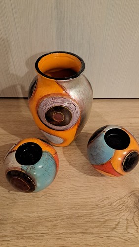 Vase 2 kerzenhalter - vase, +
