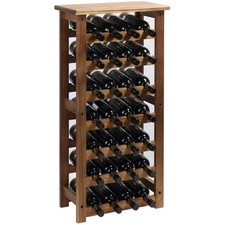 Weinregal Akazienholz für 28