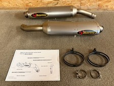 Akrapovic exhausts titanium