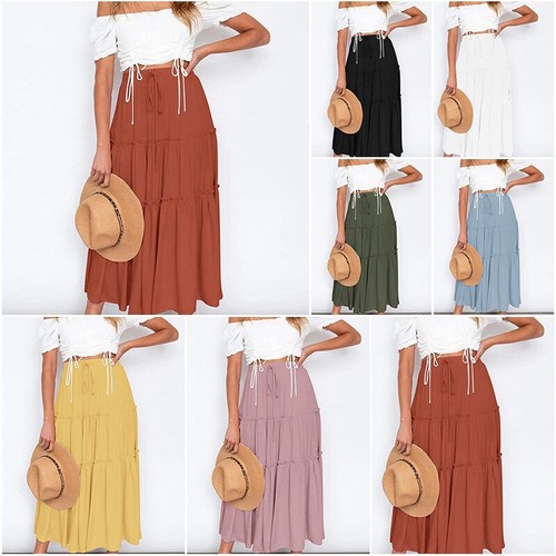 Damen maxirock elegant - damen, boho