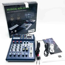 Depusheng DE8 Audiomischer 8-KANAL PROFESSIONAL DJ Sound Controller,