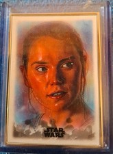 Rey 2019 Star Wars Stellar Signatures Reproduction Sketch Card  #32 99/100 