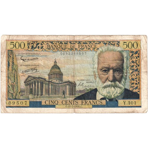Frankreich 500 francs victor - 500, francs,