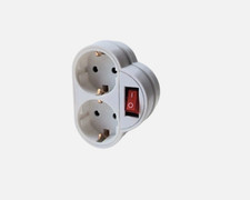 1x Schuko Doppelstecker