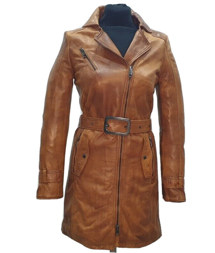 Jacke ledermantel - jacke, damen