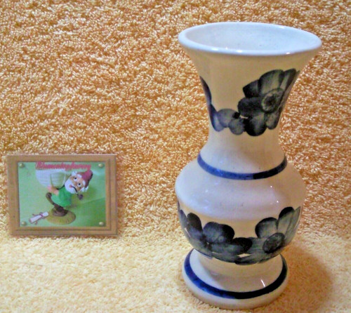Blumenvase blau blumen vase - blumen,