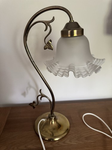 Tischlampe metall glas - tischlampe,