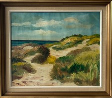 Ölbild Skagen Dünen am Meer