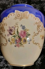 große dekorative Vase, blau