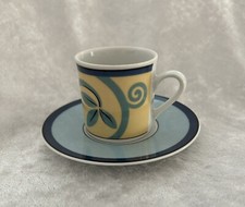 6 Espresso Tassen Winterling Dessina Paletti Tassen bunt, neuwertig