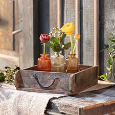 Ziegelform Dekoform massiv Holz 31 x  26 cm Vintage Shabby landhauswelt