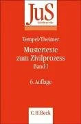 Mustertexte zum Zivilprozess