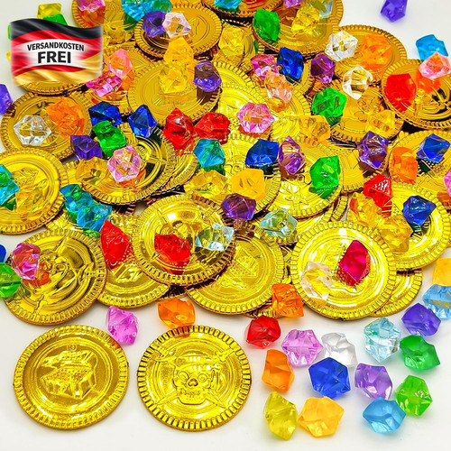 150 stück piratenschatz - 150,