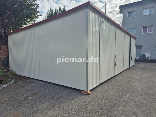 Blechgarage 7x6m doppelgarage - blechgarage,