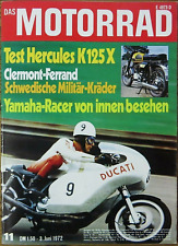 Das Motorrad 11/72 Test Hercules K 125 X, Schwed. Military-Kräder, GP Österreich