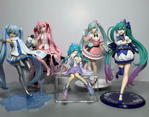 Hatsune miku figur 5er - figur, set