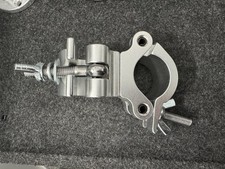 Riggatec Doppelschelle - Swivel Coupler breit silber bis 500 kg (48-51 mm)