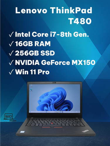 Lenovo thinkpad t480 - lenovo, i7-8650u
