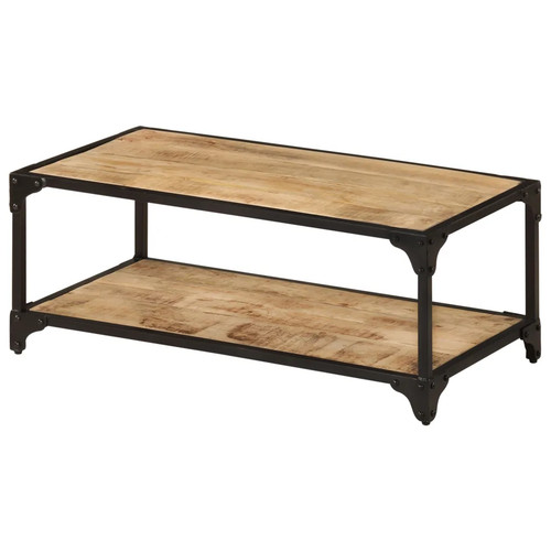 Couchtisch 90x45x35 raues - couchtisch,