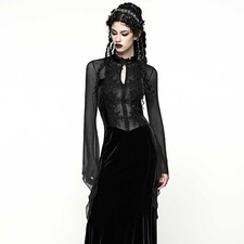 PUNK RAVE Gothic Kleid Lang