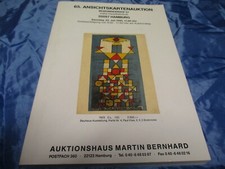 Katalog , Ansichtskarten - Auktion , Bernhard  1995 , alte Postkarten , R 12