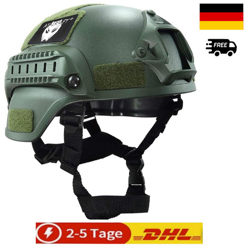 Airsoft helm mit seitenschiene - airsoft,