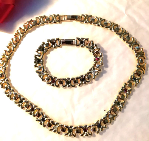 Schmuckset vergoldet kette - vergoldet,