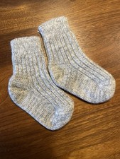 Alana Socken Wolle Gr. 19/22 grau