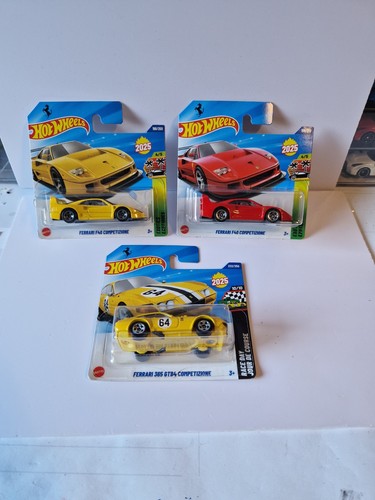 Hotwheels ferrari set - ferrari, (klein)