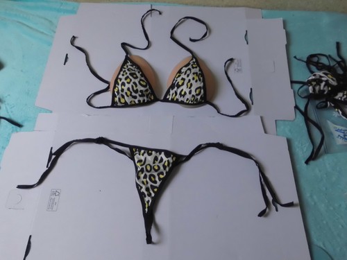 Damen bikini bunt - l,