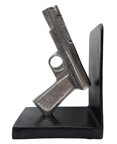 Buchstütze waffe - buchstütze, "waffe"