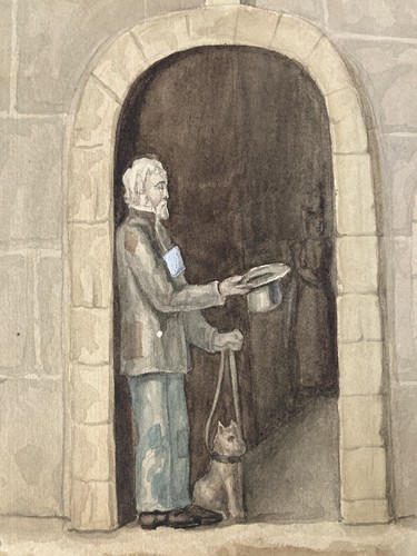 Sehr schön gemälde gouache - sehr,