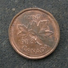 Kanada 1 Cent 1982 Canada - Pflanze / Baum / Kanadischer Ahorn / Blatt