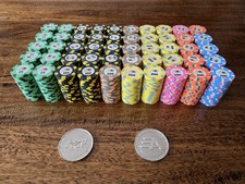 ACF Paulson Poker Clay 1000 Chips Set + 2 DB