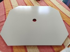 Corian Tischplatte elegant grey