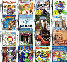 Nintendo Ds Paket Sammlung Auswahl Konvolut Sims,Lego,Augen Training, Motor Race