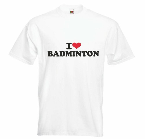Shirt love badminton - t-shirt,