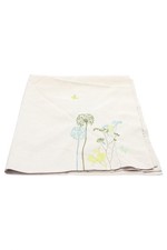 SANDER TISCHWäSCHE Tischdecke Beige Polyester Blumen bestickt 84x83 cm Casual