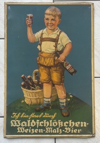 Werbeschild blechschild - werbeschild,