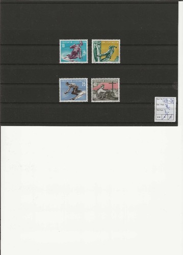 Liechtenstein 334 337 - mi.-nr.:, 334-337