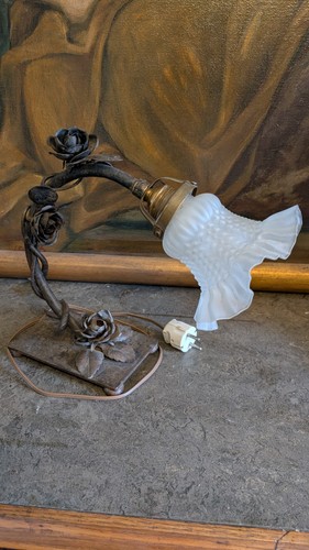 Antike jugendstil tischlampe - antike,