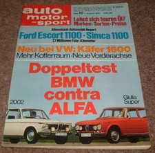 AMS 16/70 BMW 2002 – Alfa Romeo Giulia, Peugeot 304 Cabrio, VW Käfer 71, Citroen