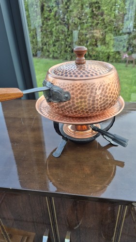 Feuerzangenbowle fondue kupfer - fondue,