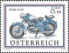 Österreich Mi.Nr. 2398 Motorräder, Puch 175 SV (0,58)