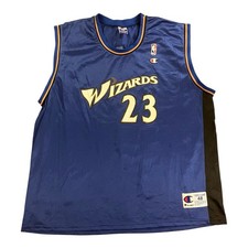 Washington Wizards NBA Trikot Gr. 48 Herren Blau Michael Jordan 23 Champion