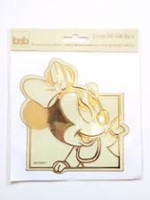 Seltener 80- 90er Maxi Sticker Glow Micky- Mini Maus Leuchtsticker