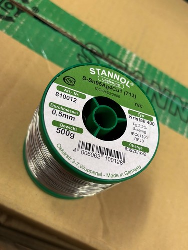 Stannol drahtlot 500g ø0 5mm - drahtlot, Ø0,5mm