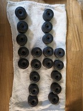 20 x VW Volkswagen 17mm Radmutter Bolzen Abdeckkappen Kunststoff Schraubenkappen