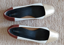 Geox Damenschuhe Ballerinas, Gr. 39, beige-gold-braun